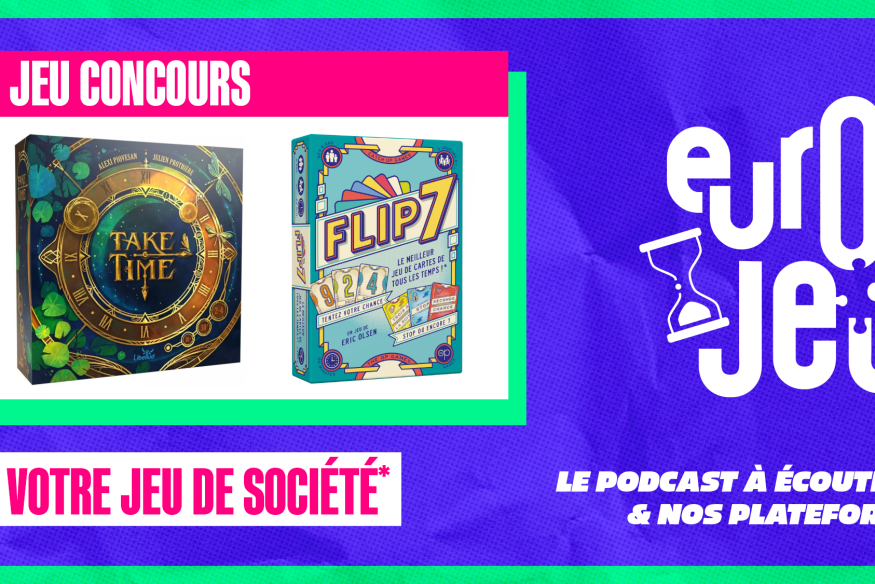 Écoutez le podcast Europe 2 Jeux et gagnez vos boites de jeux nommés pour l'As d'Or !