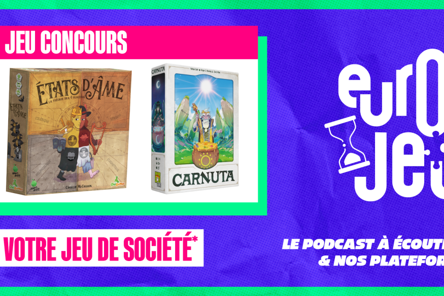 Écoutez le podcast Europe 2 Jeux et gagnez vos boites de jeux sur le thème des potions !